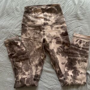 lululemon tie dye leggings size 2